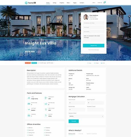 Page with Contact Form
